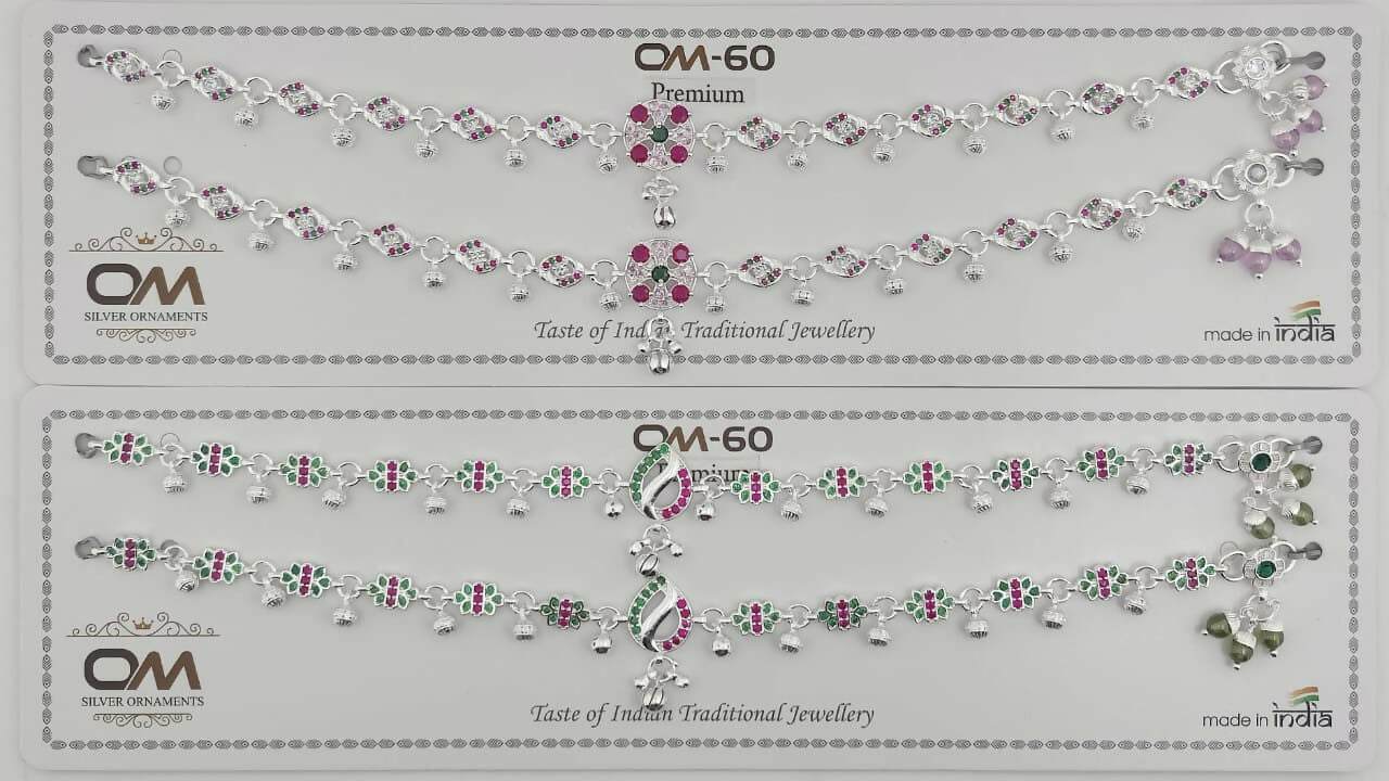 Silver Micro Payal Sarafa Bazar India