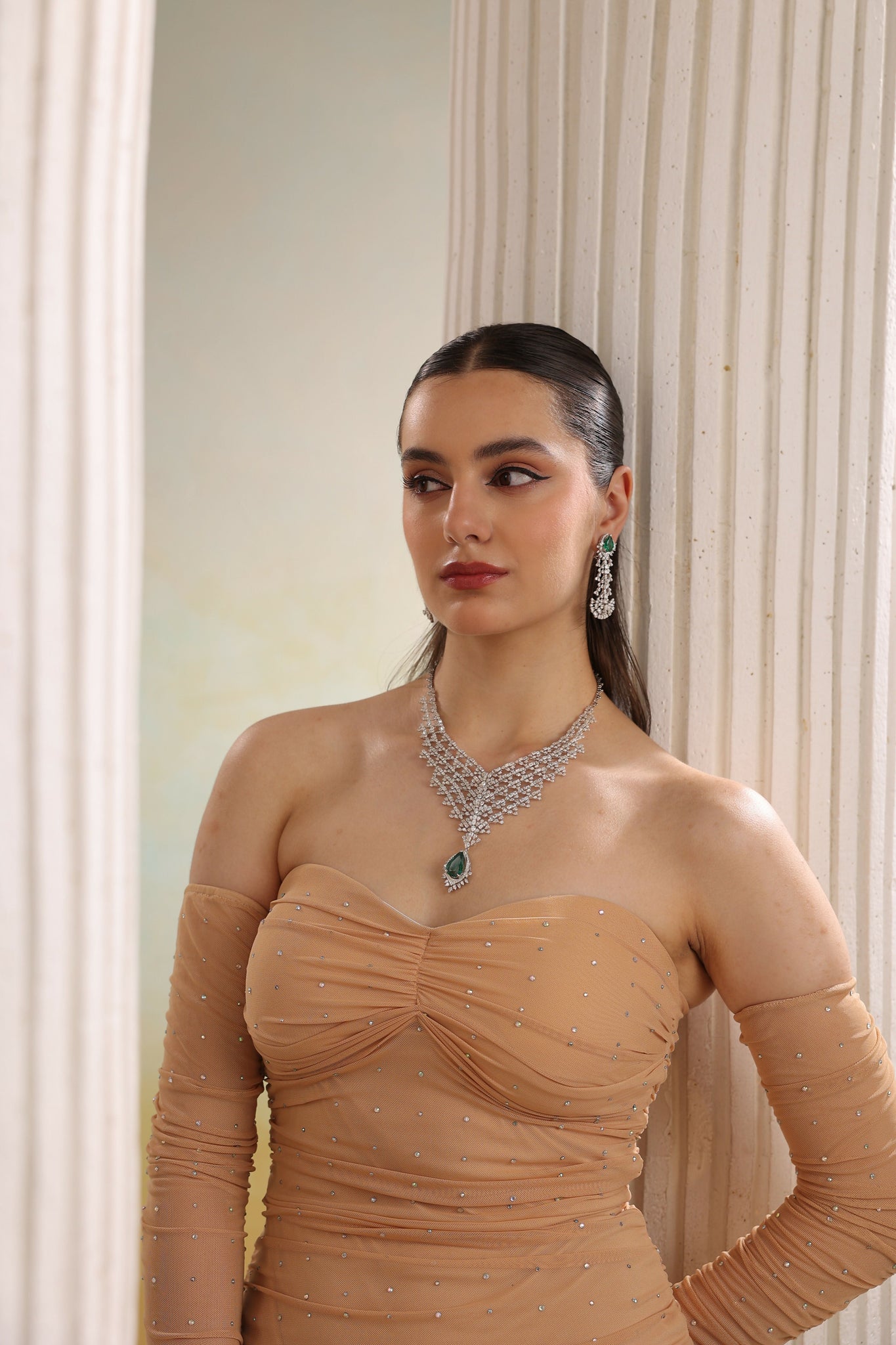 Diamond Necklace Sarafa Bazar India