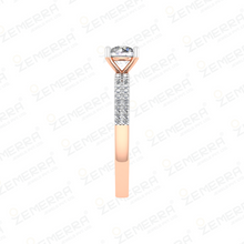 New Arrival 14KT Gold Classic Solitaire Diamond Ring Sarafa Bazar India