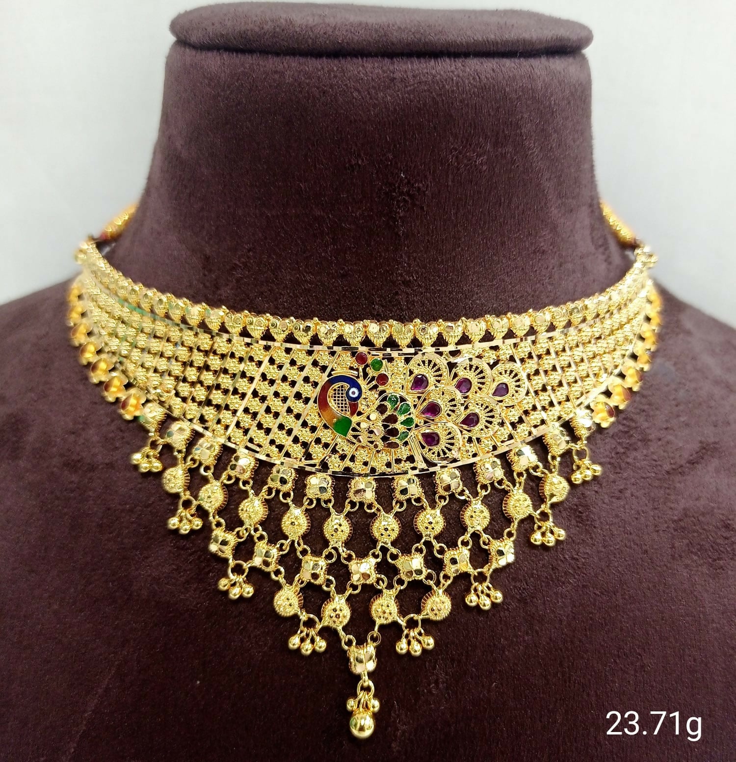 Gold Choker Sarafa Bazar India