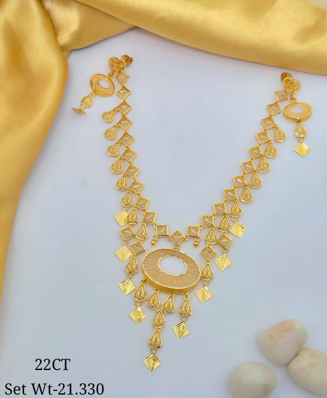 22kt Turkey Necklace Sarafa Bazar India