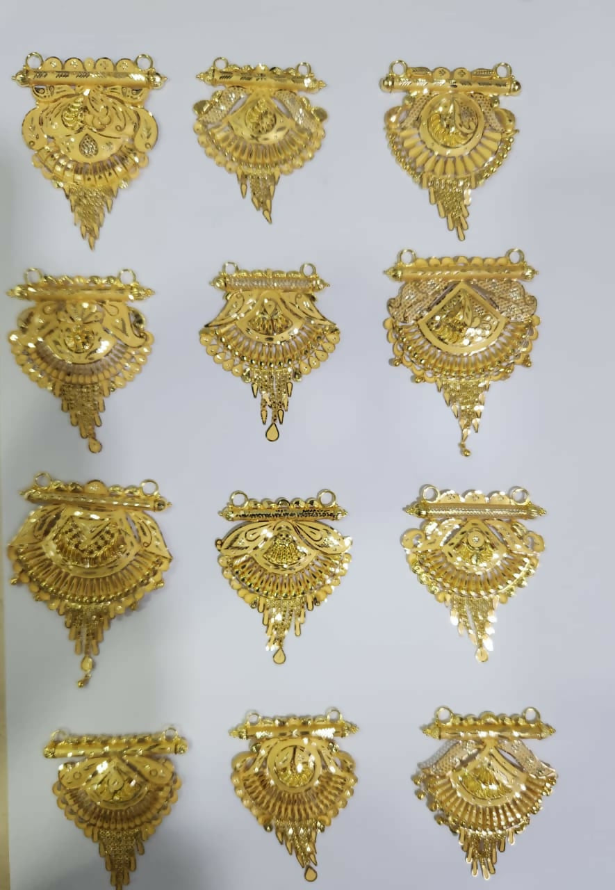 Gold Mangalsutra Pendants Sarafa Bazar India