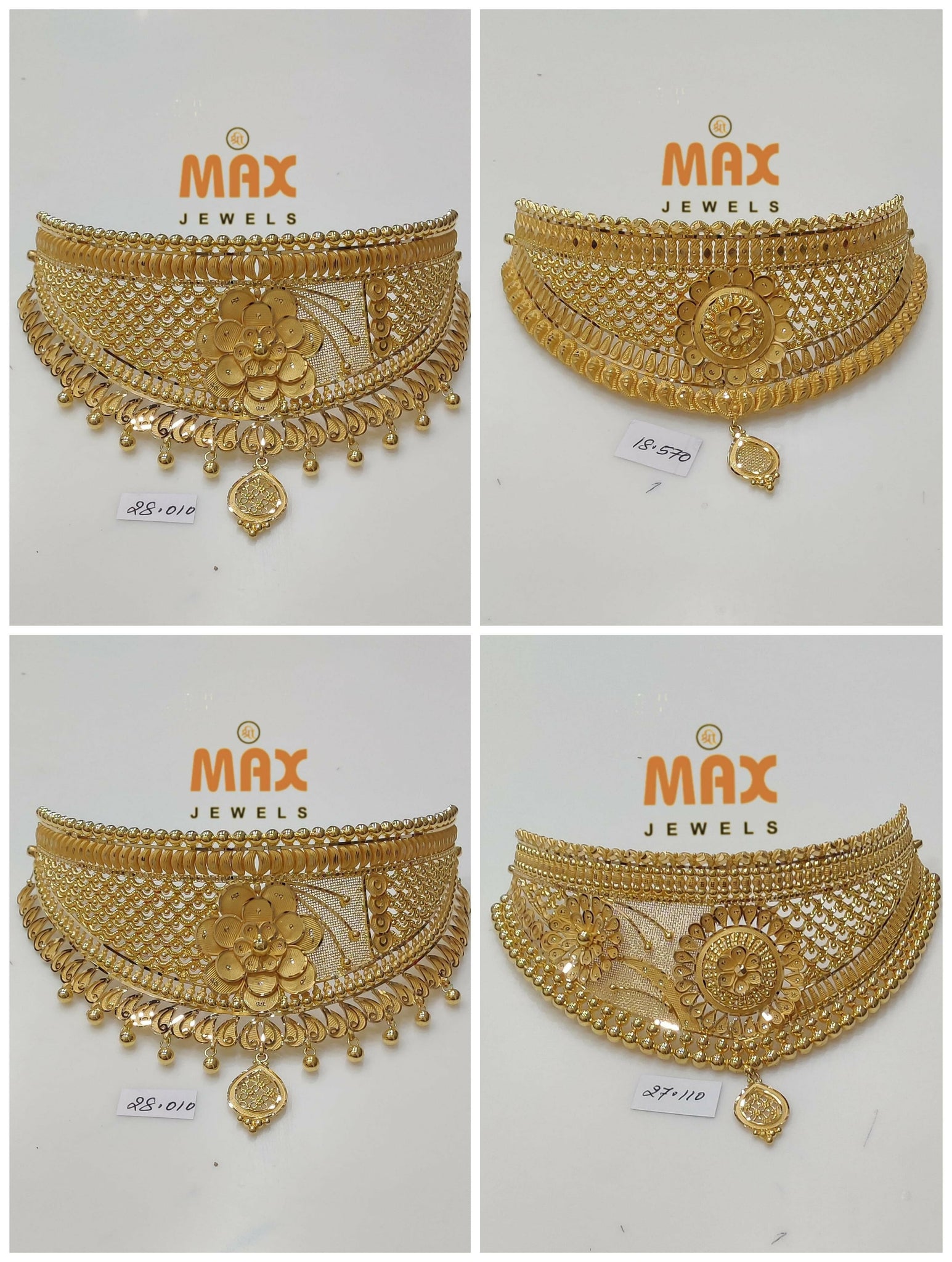 Gold Choker Sarafa Bazar India