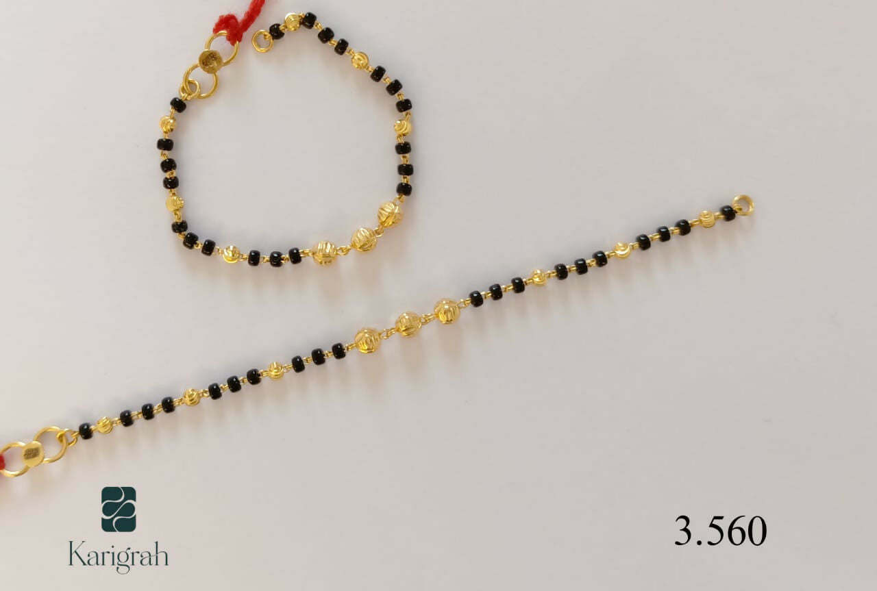 Kids Mangalsutra Bracelet Sarafa Bazar India