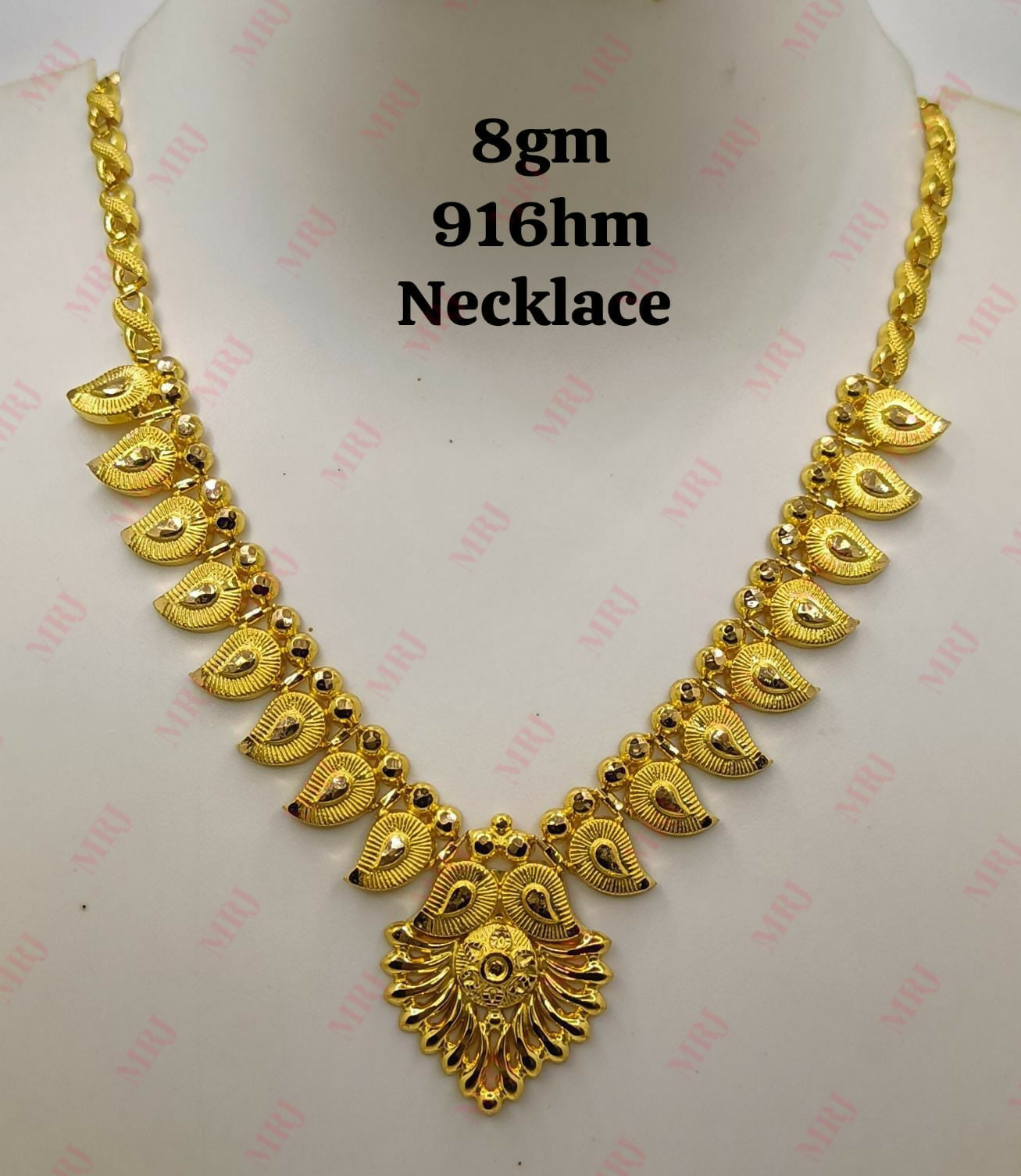 22kt Gold Necklace Sarafa Bazar India