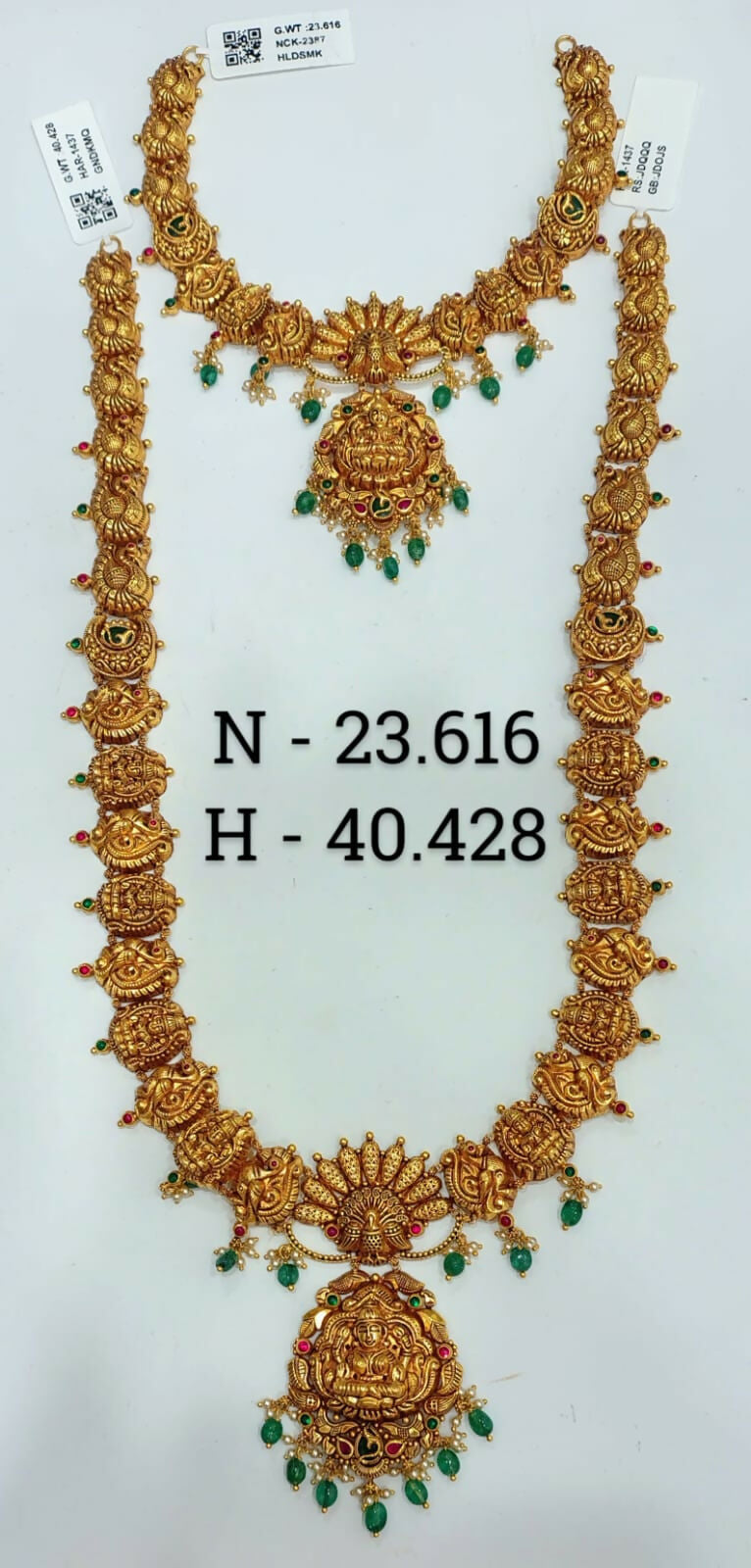 Antique Necklace & Long Set Sarafa Bazar India