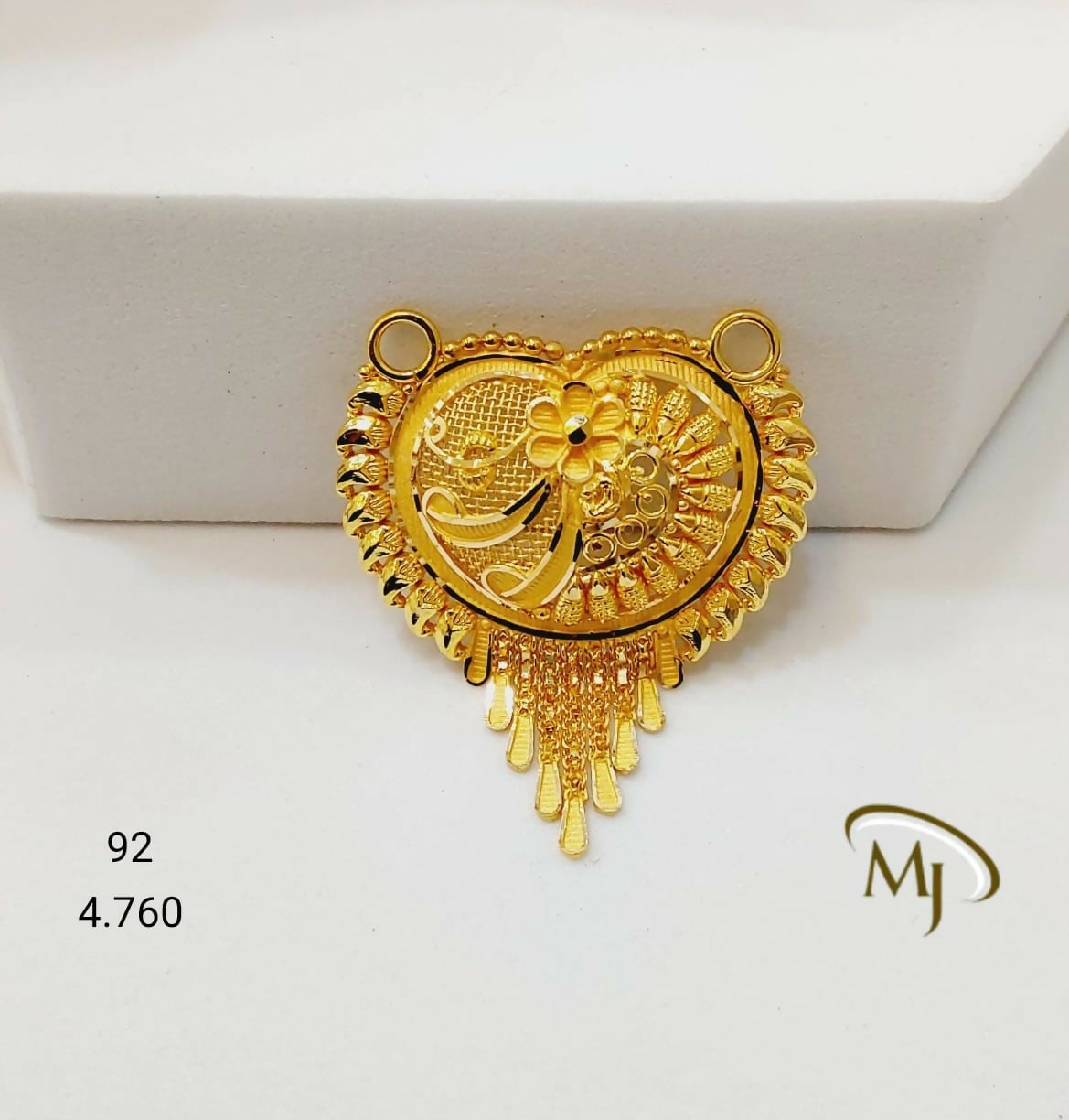 22kt Gold Mangalsutra Pendants Sarafa Bazar India