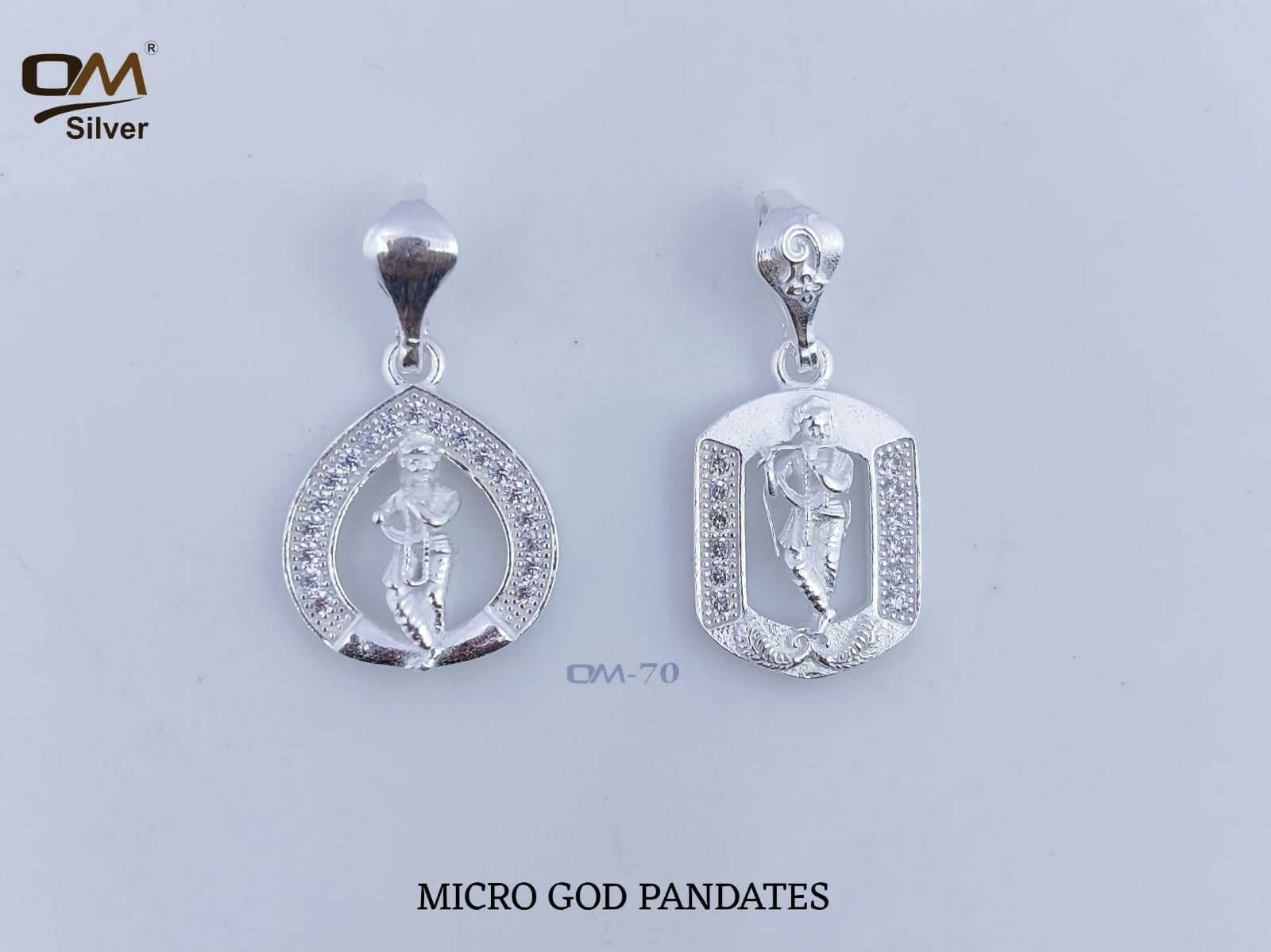 Silver Micro God Pendants Sarafa Bazar India