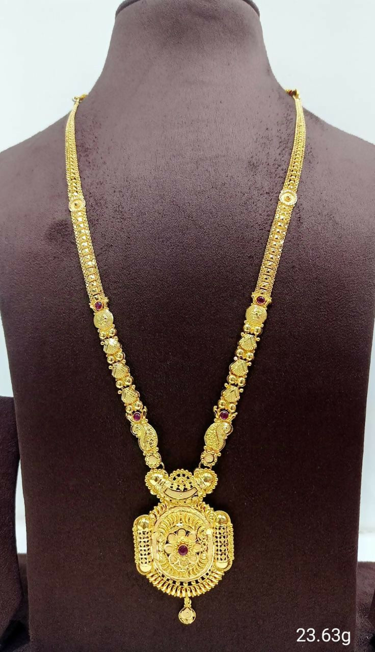 Gold Long Set Sarafa Bazar India