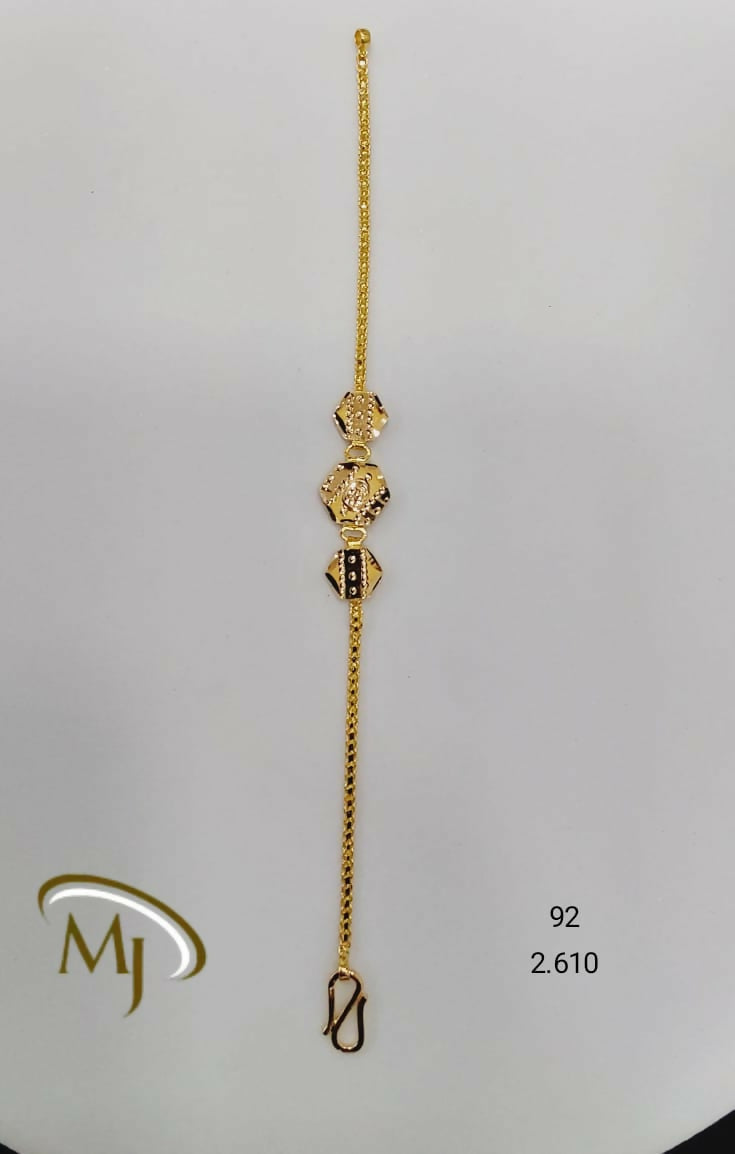 22kt Gold Ladies Bracelet Sarafa Bazar India