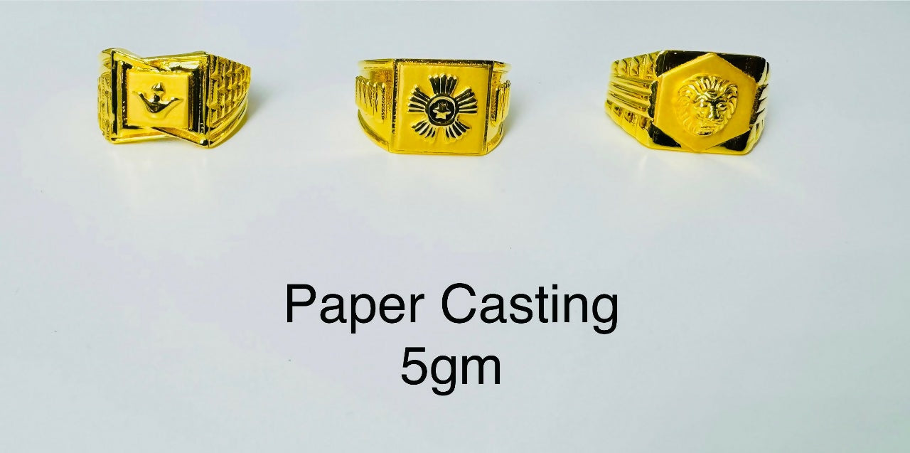 Paper Casting Gents Rings Sarafa Bazar India