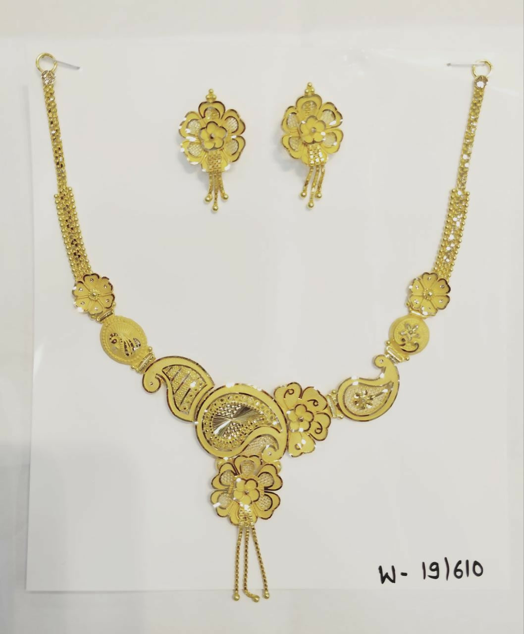 Gold Necklace Sarafa Bazar India