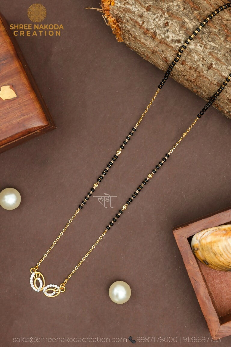 CZ Mangalsutra Sarafa Bazar India