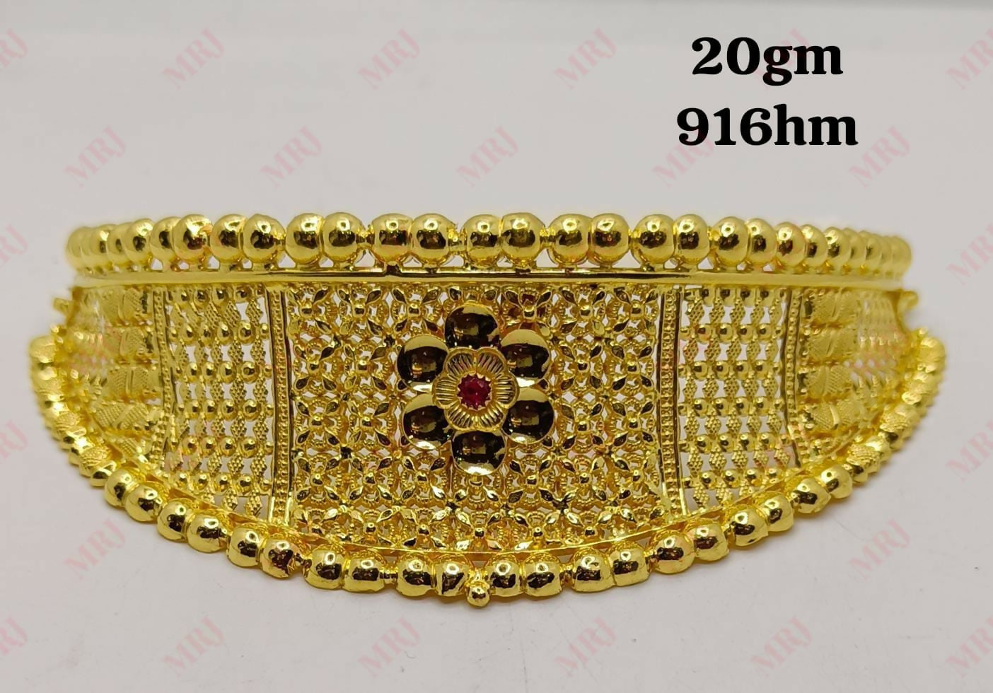 22kt Gold Choker Sarafa Bazar India