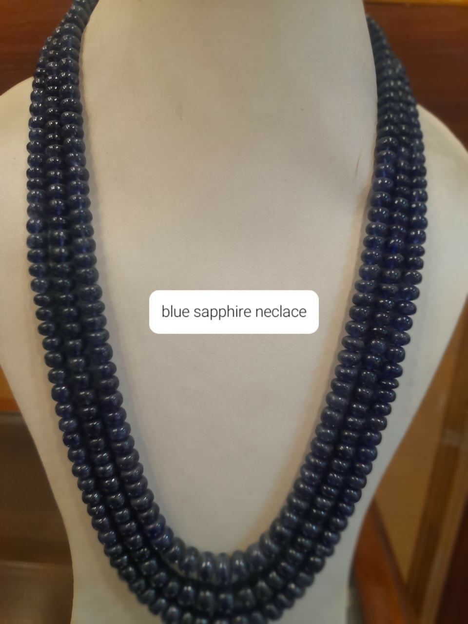 Blue Sapphire Necklace Sarafa Bazar India