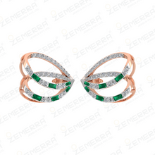 14K Rose Gold Diamond Pendant Sets Fine Jewelry For Her Sarafa Bazar India