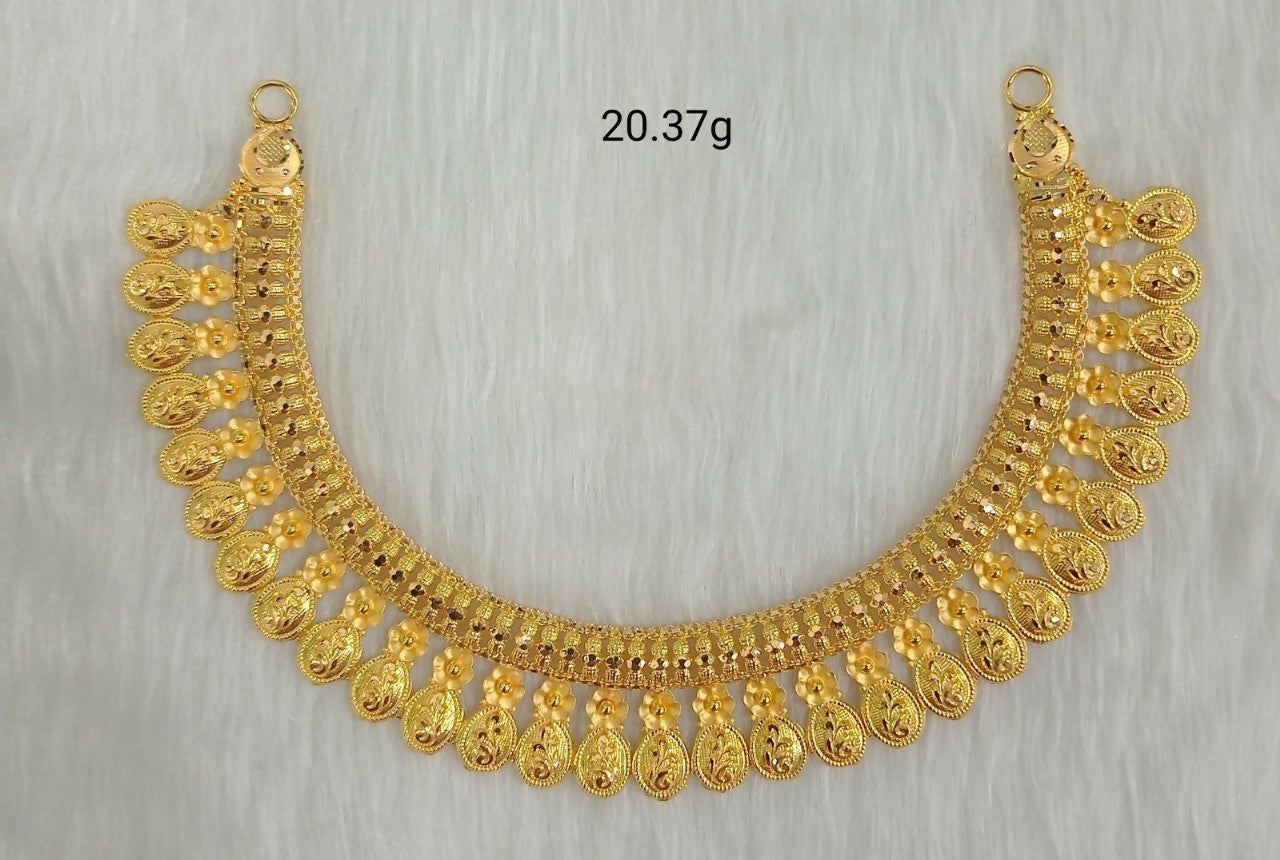 Gold Necklace Sarafa Bazar India