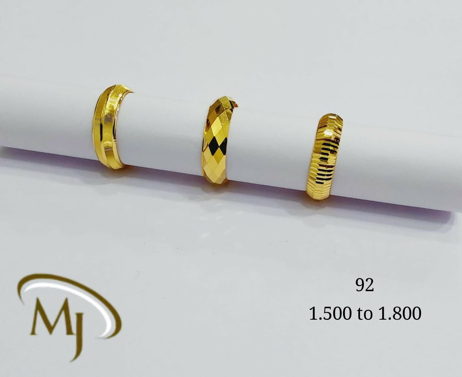 22kt Gold Gents Bands Sarafa Bazar India