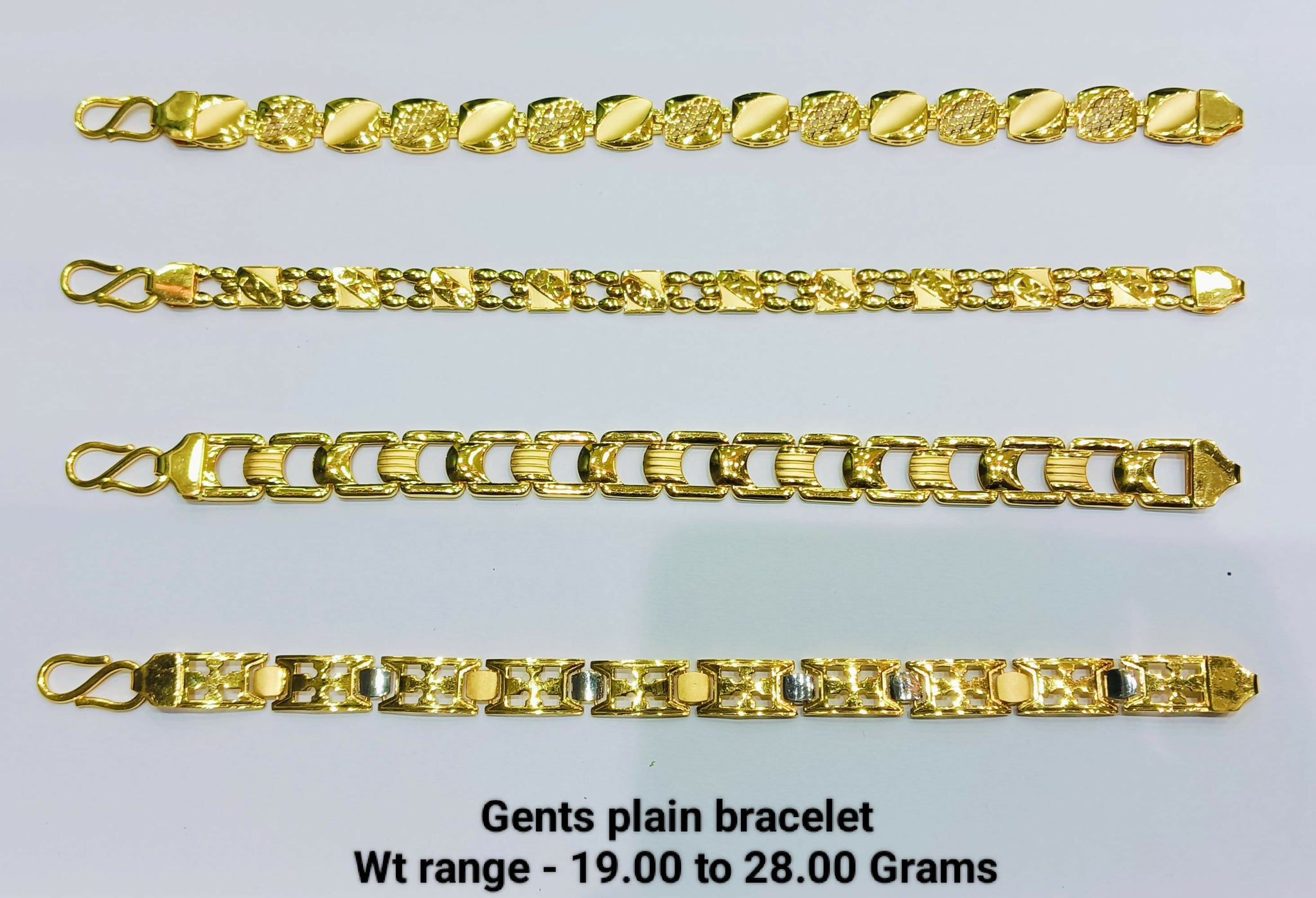 Gents Plain Bracelets Sarafa Bazar India