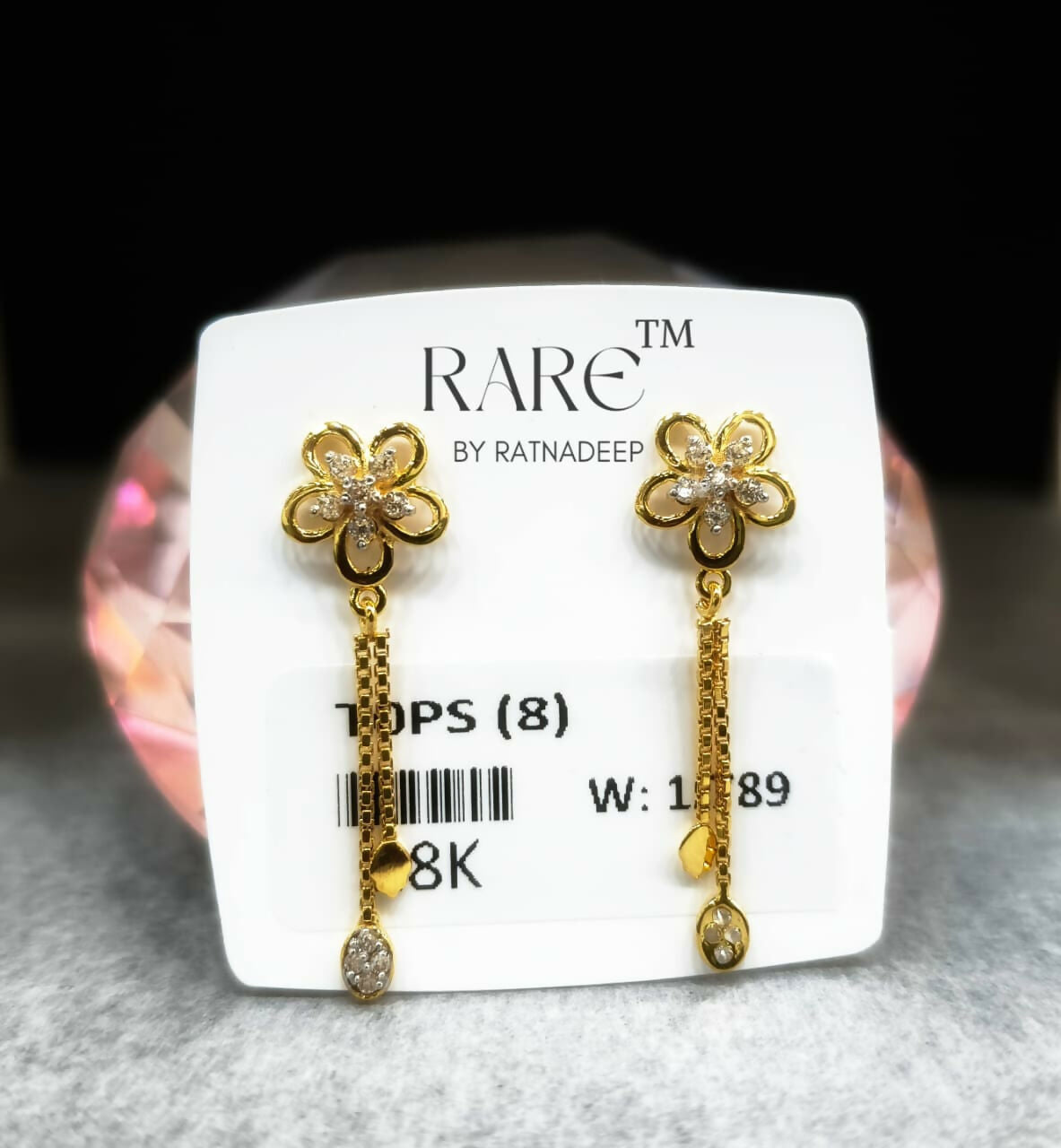 18kt CZ Latkan Sarafa Bazar India