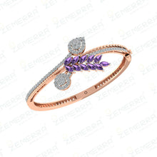Rose Gold & Diamond Luxury Bracelets In 14K Gold Sarafa Bazar India
