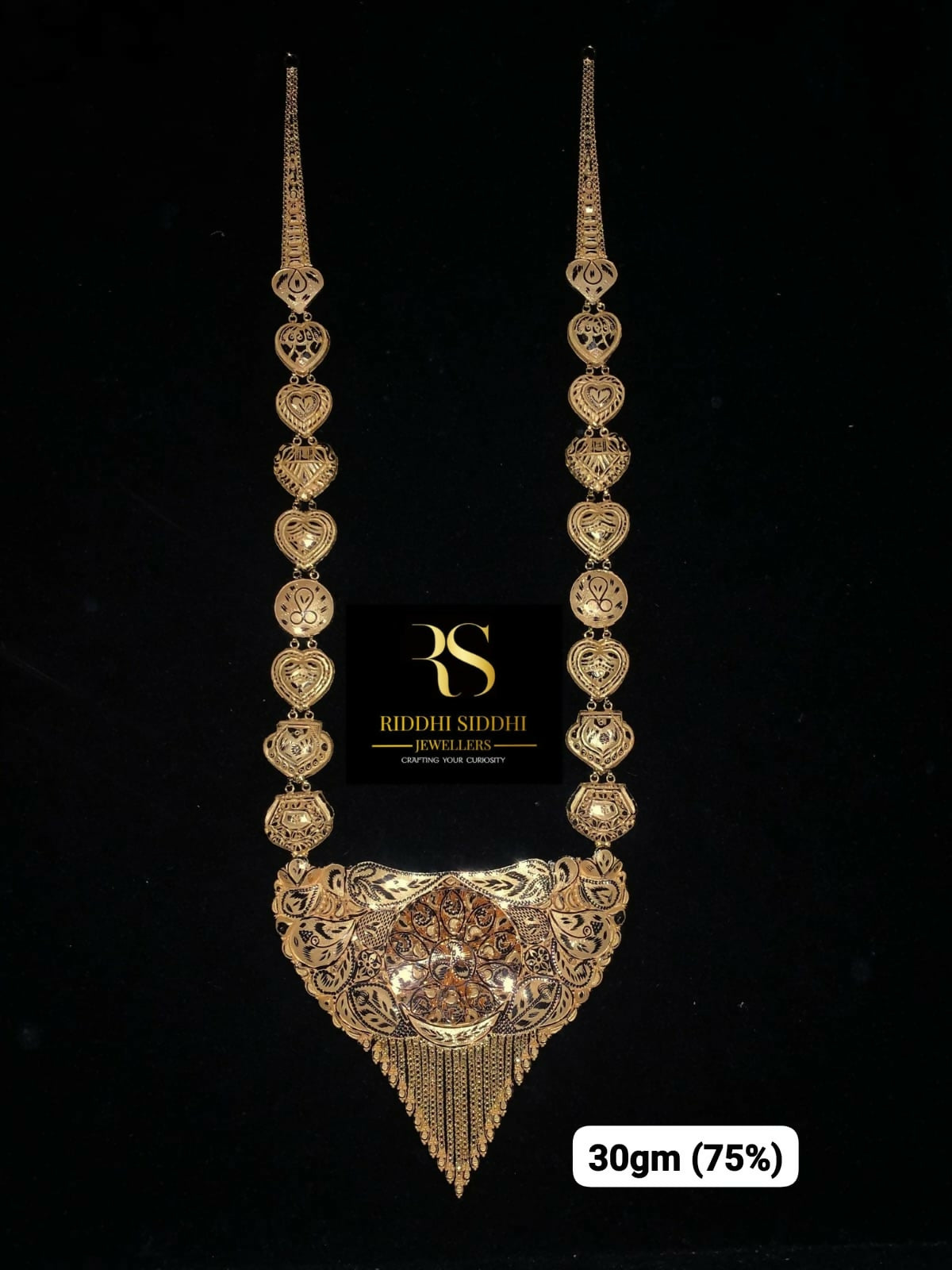 Gold Long Set Sarafa Bazar India