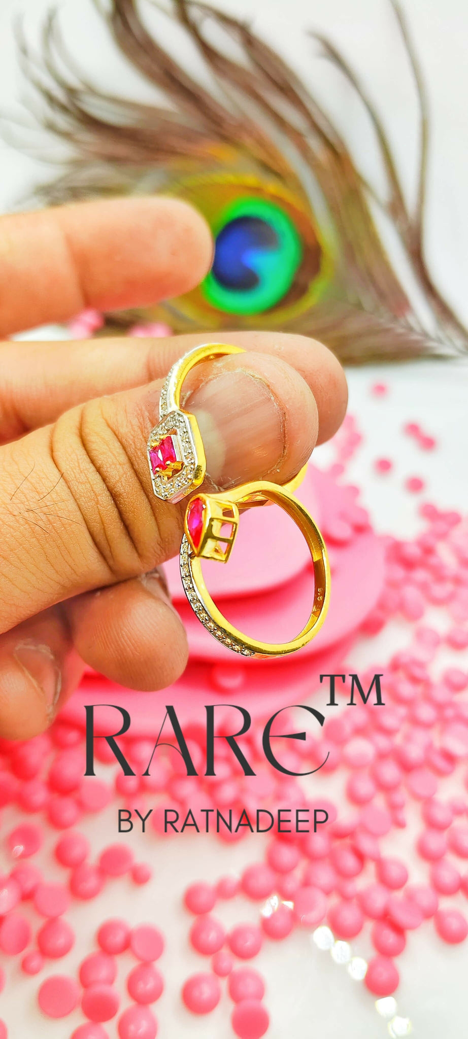 CZ Ladies Ring Sarafa Bazar India