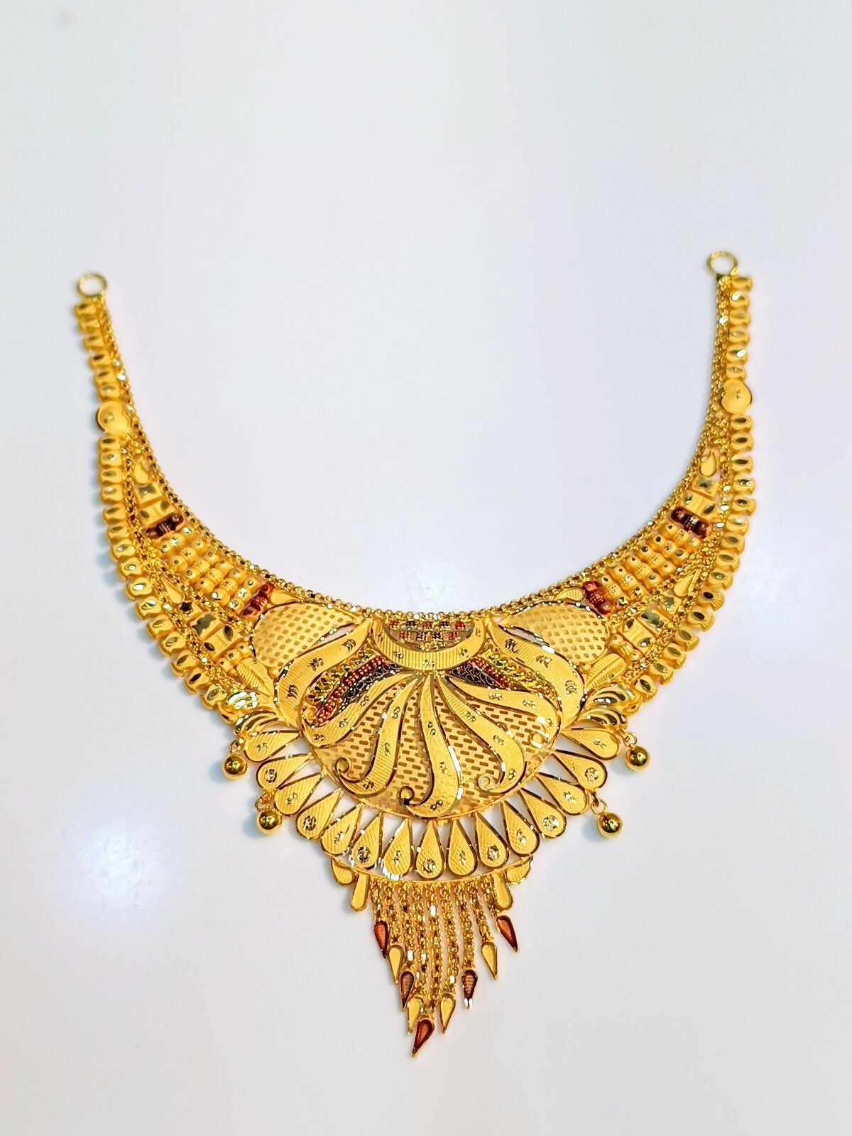 Gold Necklace Sarafa Bazar India