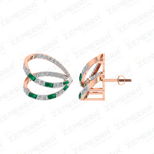 14K Rose Gold Diamond Pendant Sets Fine Jewelry For Her Sarafa Bazar India