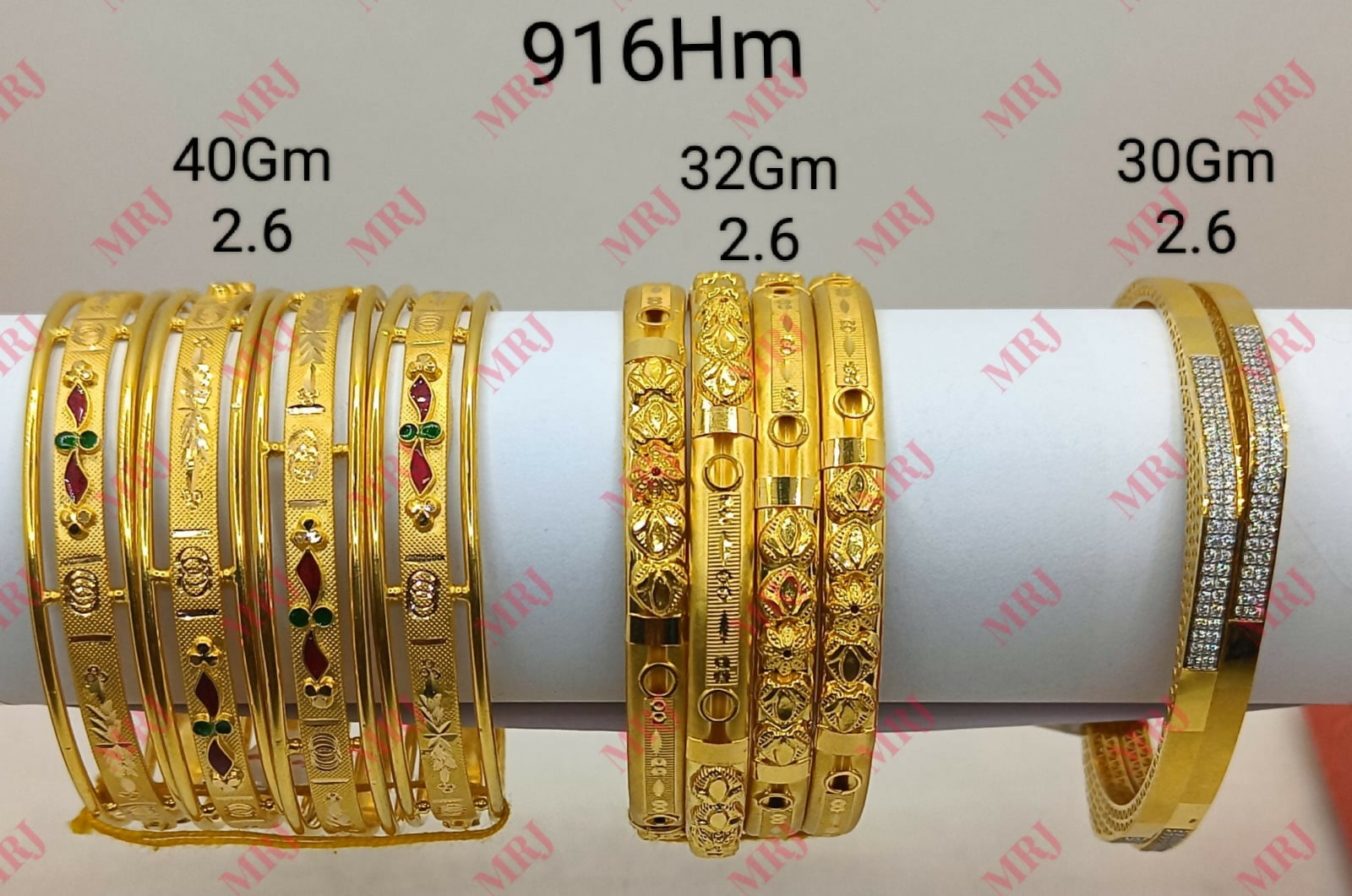 22kt Gold Bangles Sarafa Bazar India