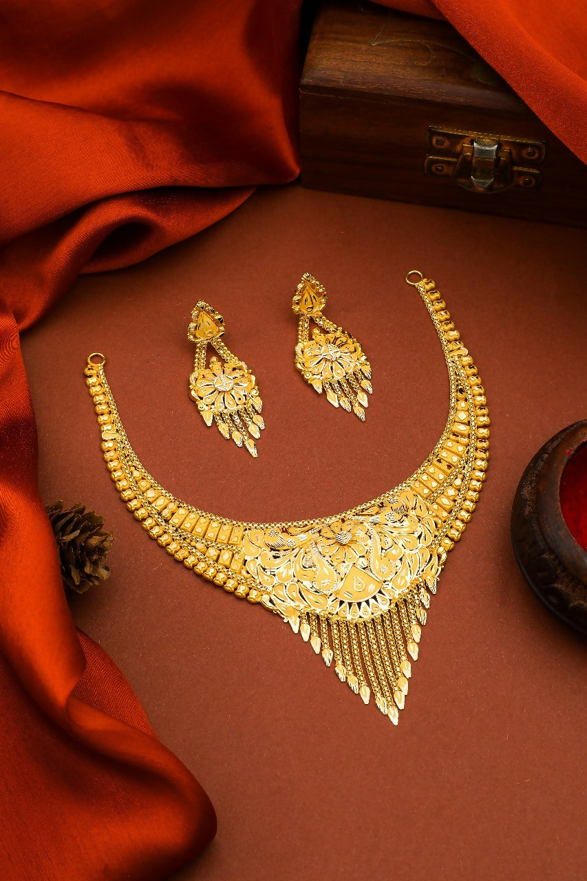 Gold Necklace Sarafa Bazar India