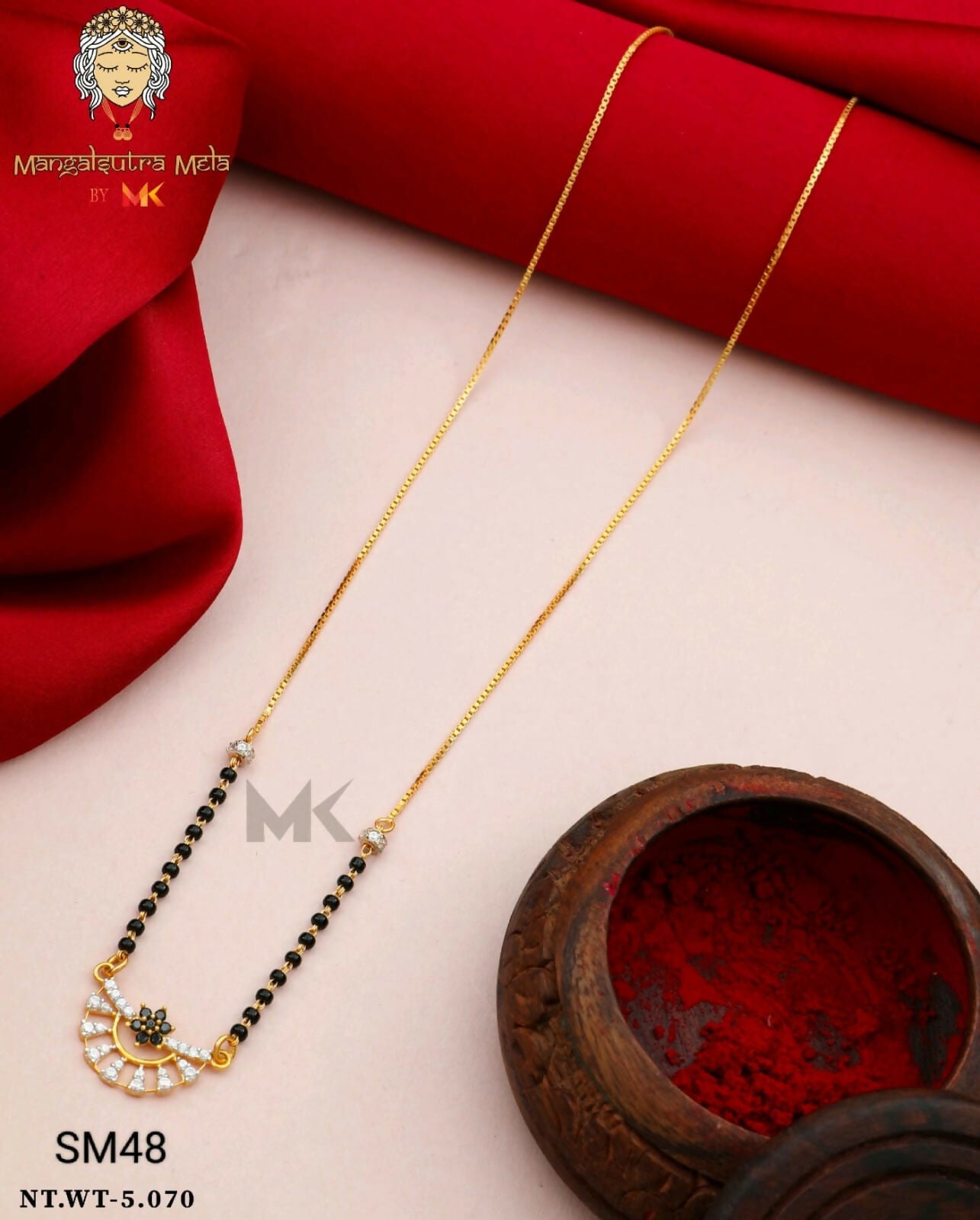 CZ Mangalsutra Sarafa Bazar India