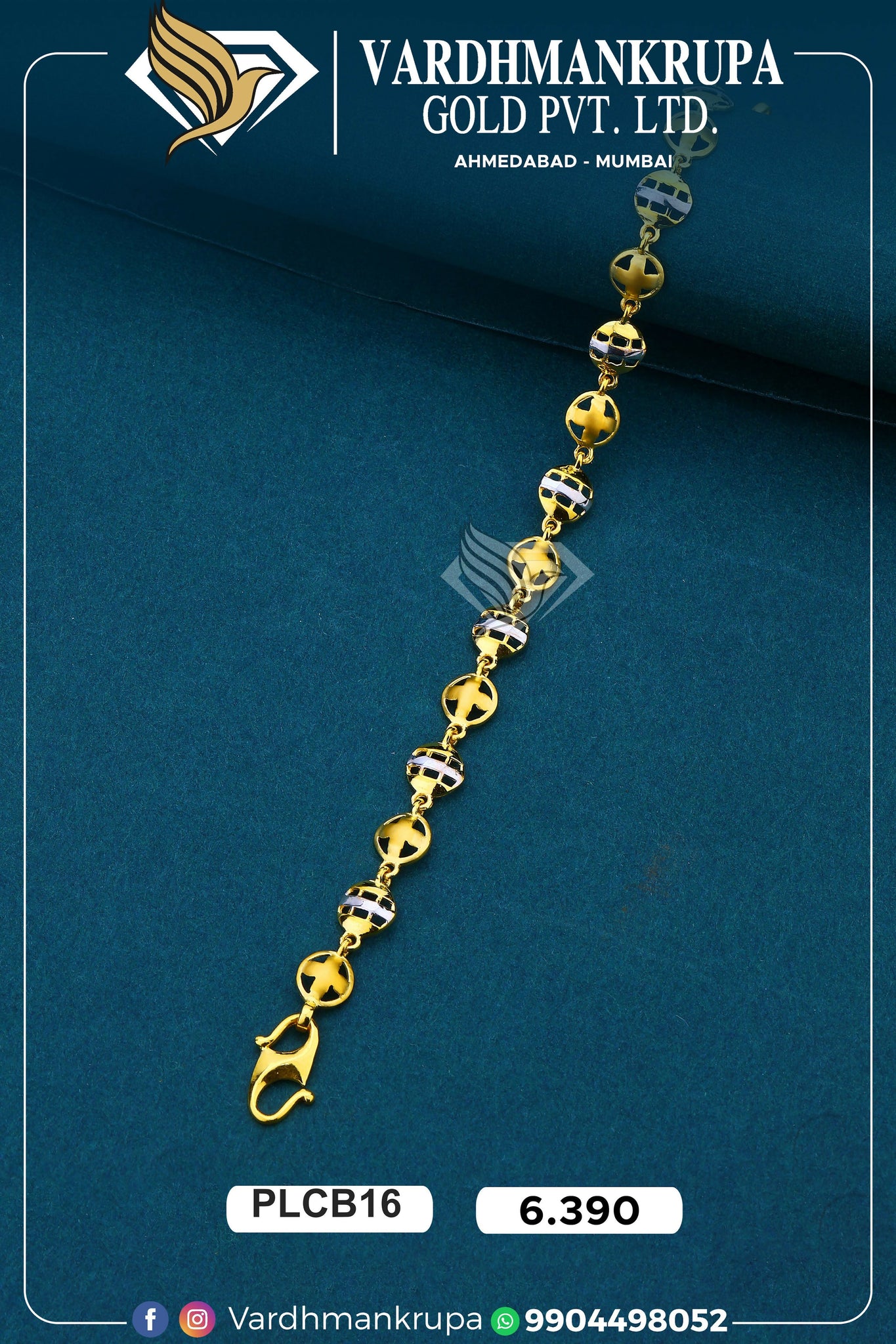 Plain Casting Ladies Bracelet Sarafa Bazar India