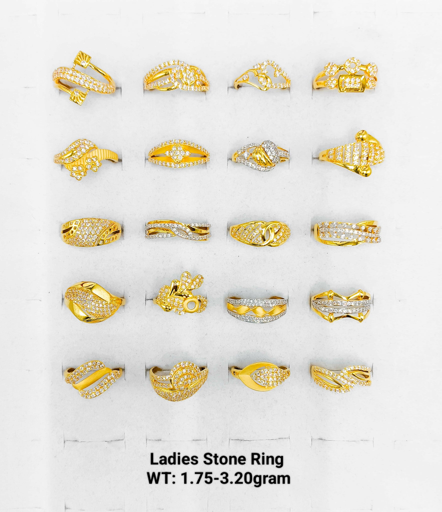 Ladies Stone Ring Sarafa Bazar India