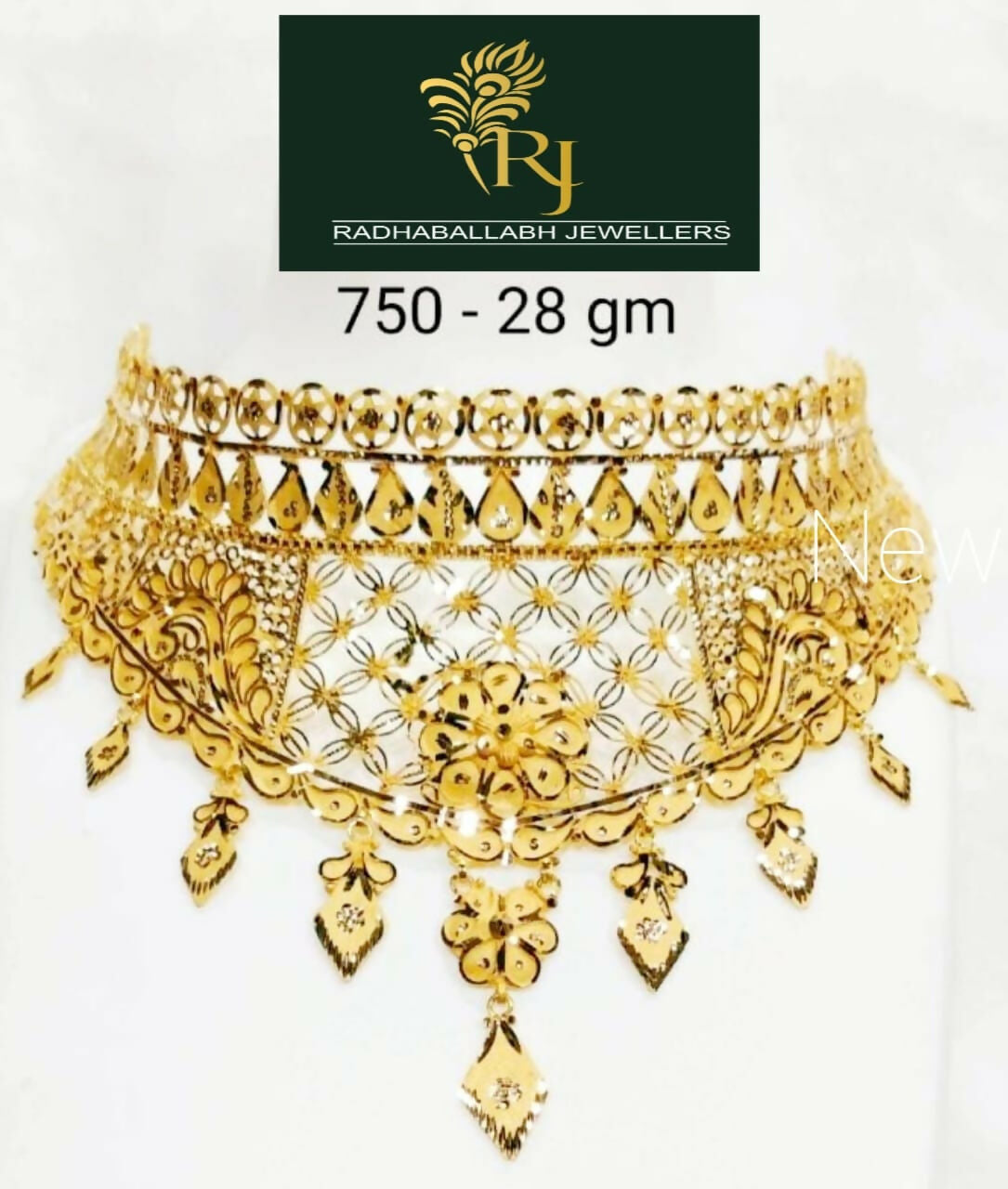 Gold Choker Sarafa Bazar India