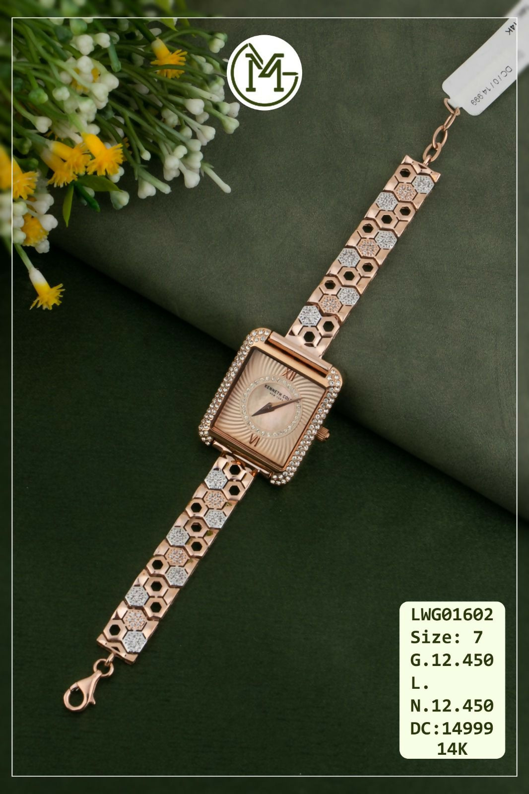 14kt Rose Gold Ladies Watches Sarafa Bazar India