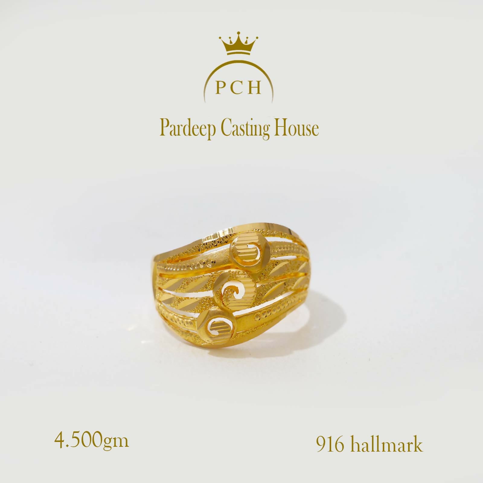 Charming Gold Ring For Women Sarafa Bazar India