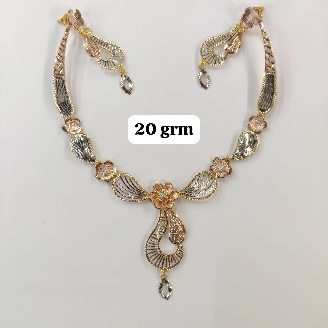 Rohdium Necklace Sarafa Bazar India