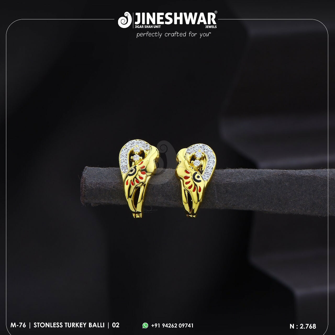 18kt Stonless Turkey Bali Sarafa Bazar India