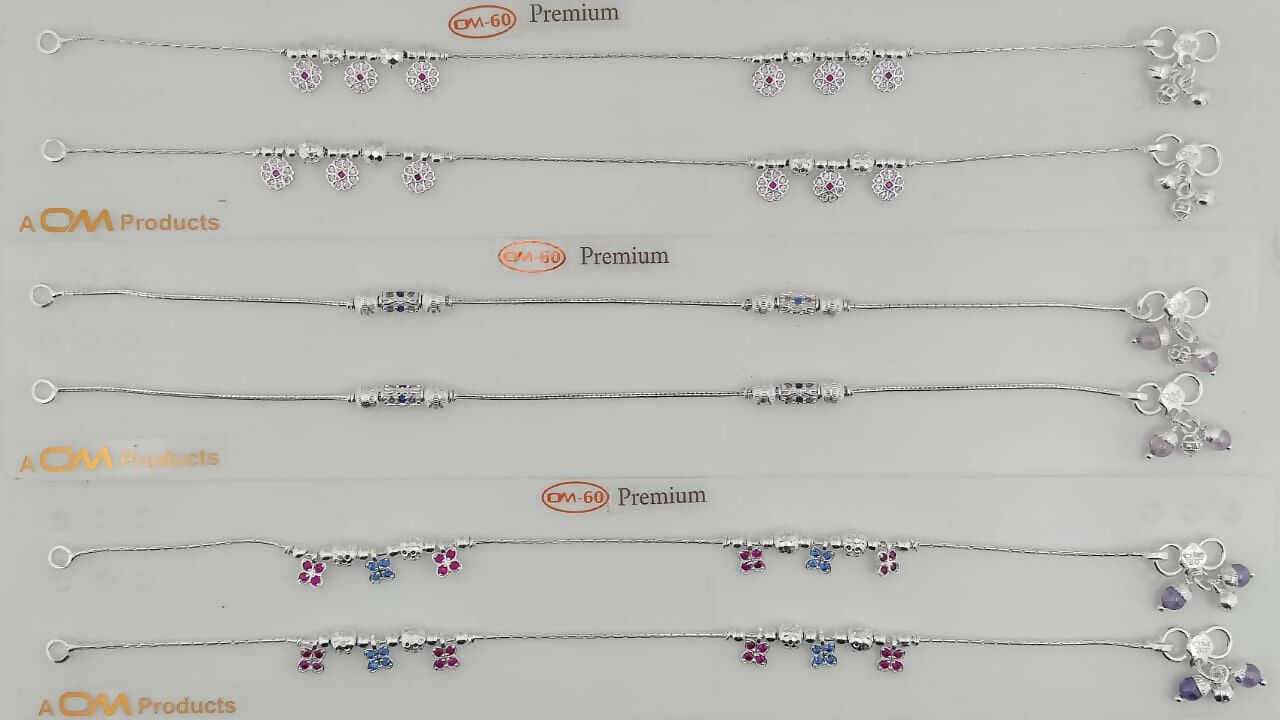 Silver Micro Payal Sarafa Bazar India