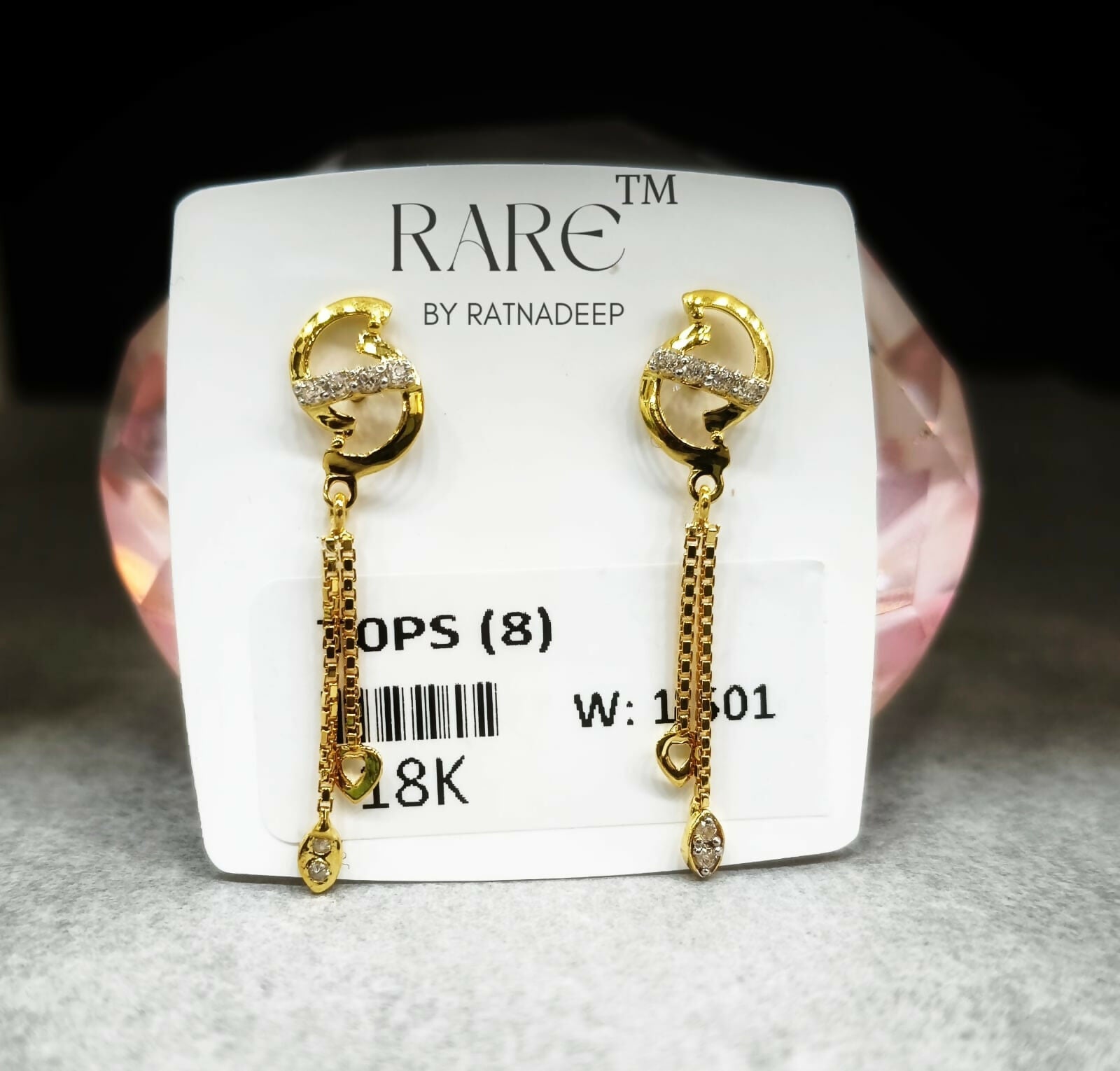 18kt CZ Latkan Sarafa Bazar India