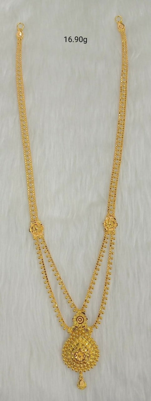 Gold Long Set Sarafa Bazar India