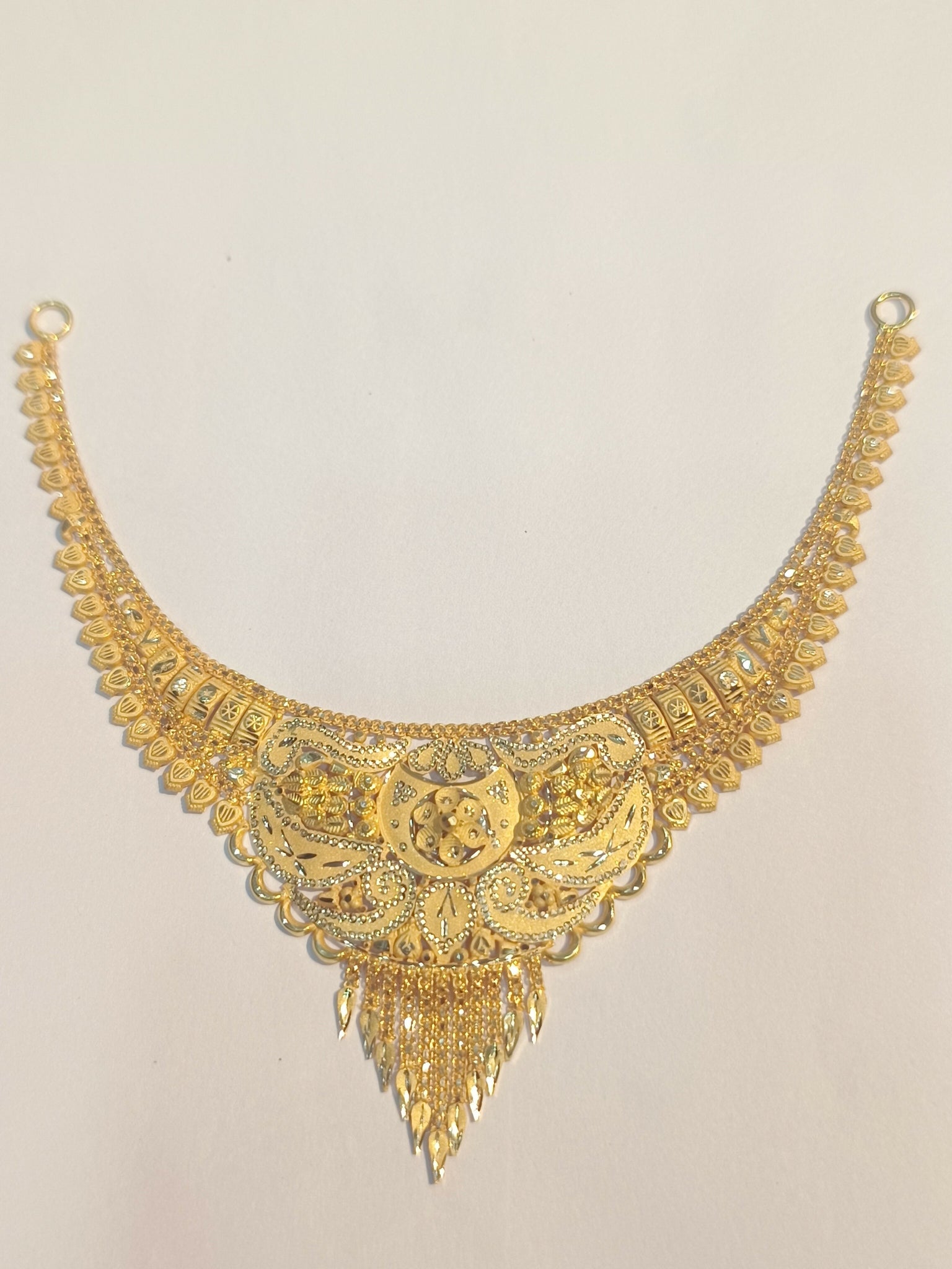 Gold Necklace Sarafa Bazar India