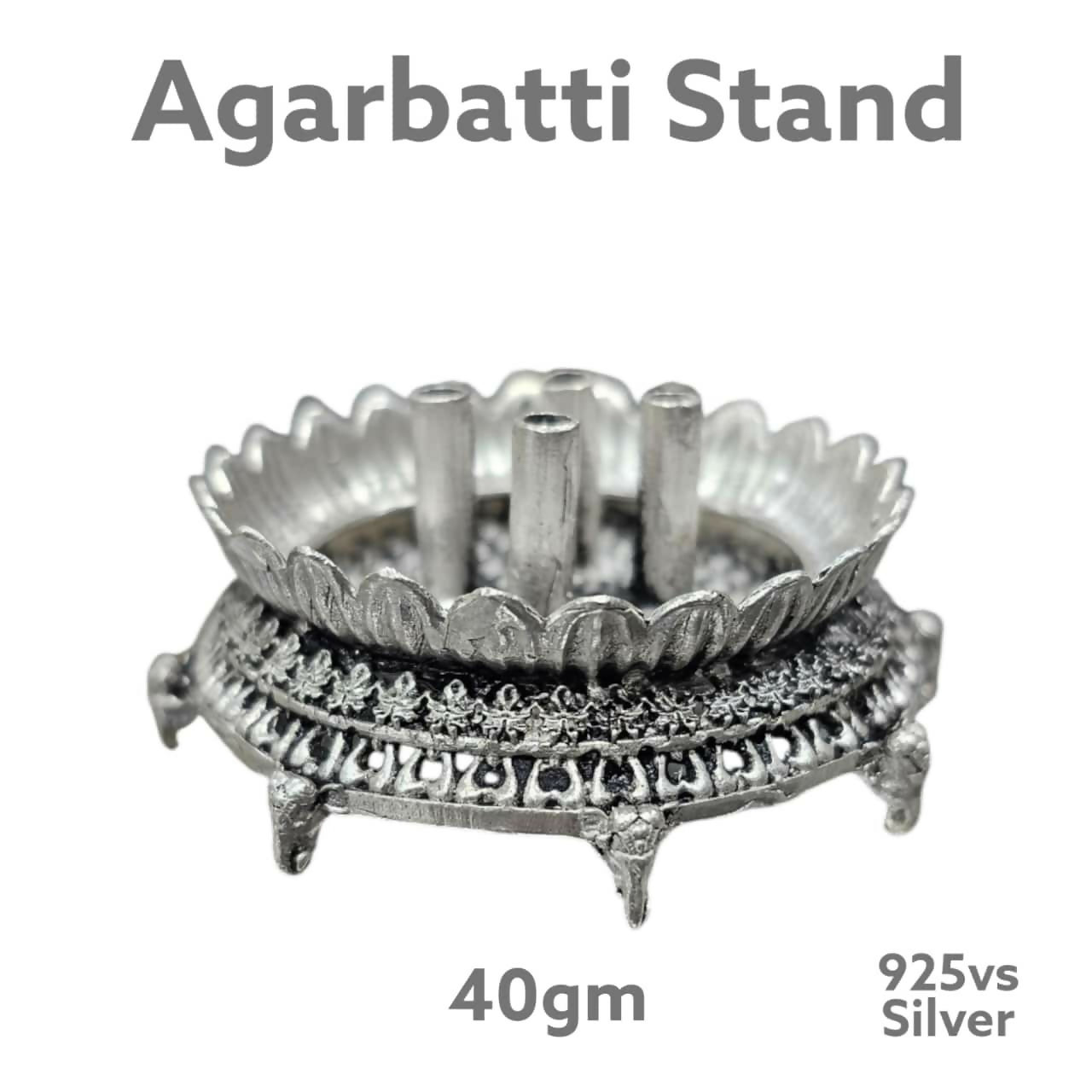 925 Silver Agarbatti Stand Sarafa Bazar India