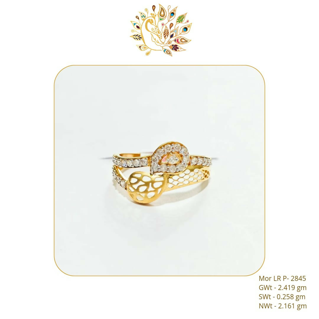 22kt Mor CZ Stoneless Ladies Ring 14