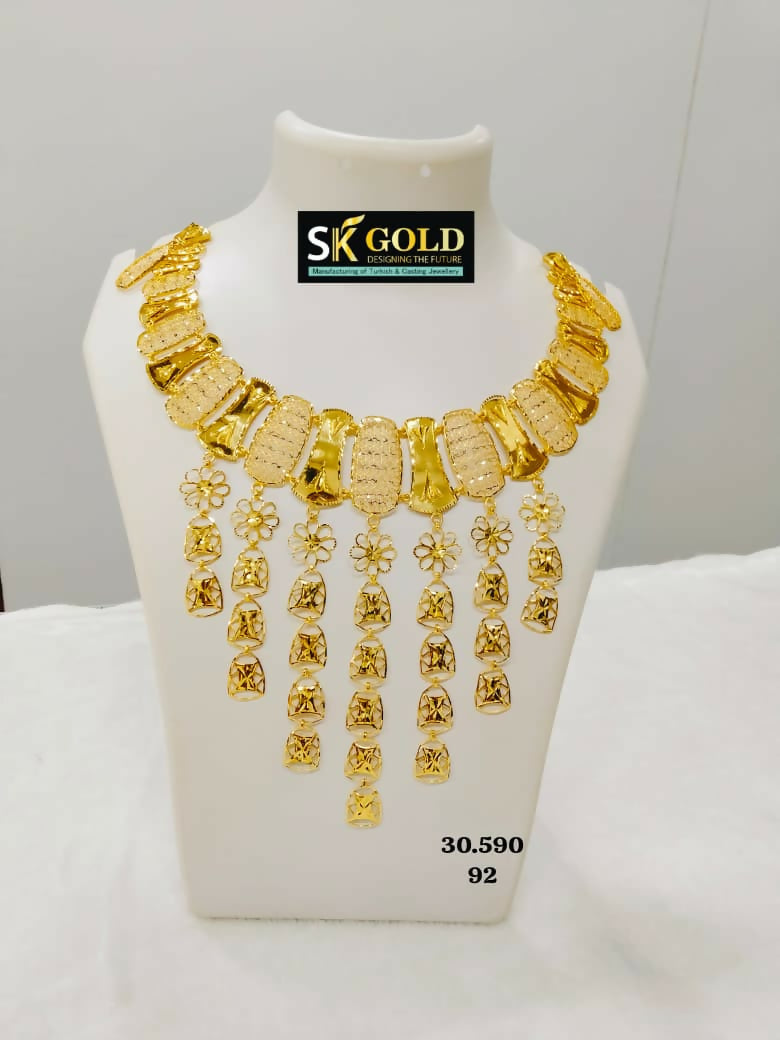 22kt Turkey Necklace Sarafa Bazar India