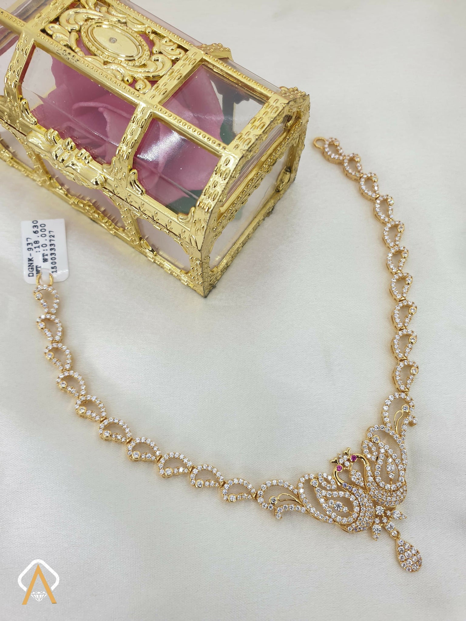 CZ Necklace Sarafa Bazar India