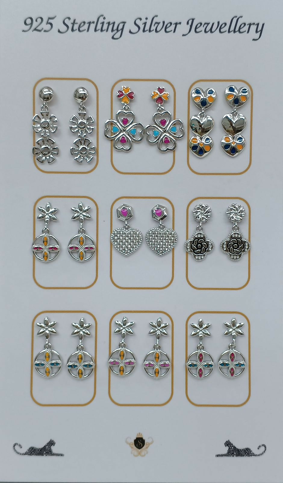 925 Silver Earrings Sarafa Bazar India