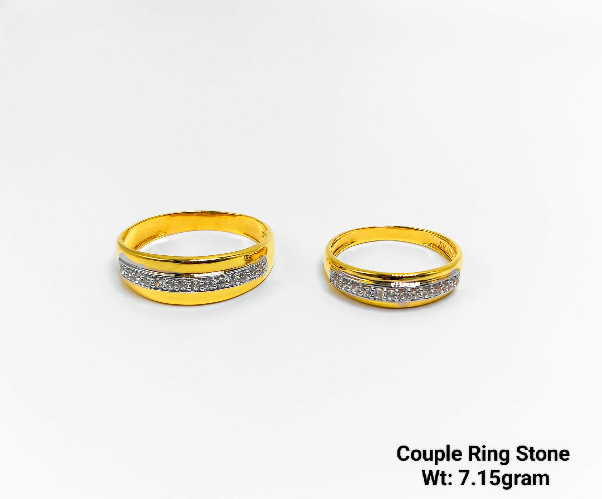 Couple Ring Stone Sarafa Bazar India