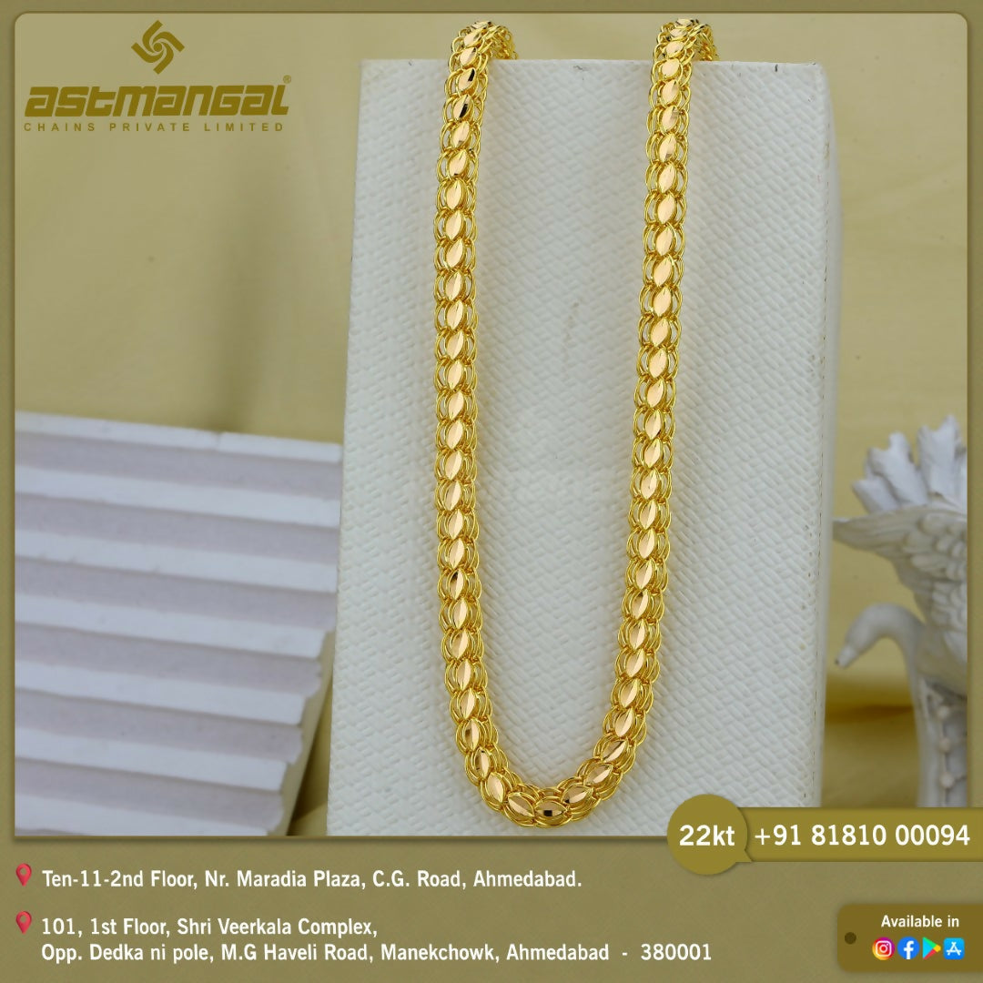 22kt Gents Chain Sarafa Bazar India